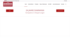 Desktop Screenshot of dammannabsperrung.de