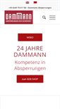 Mobile Screenshot of dammannabsperrung.de
